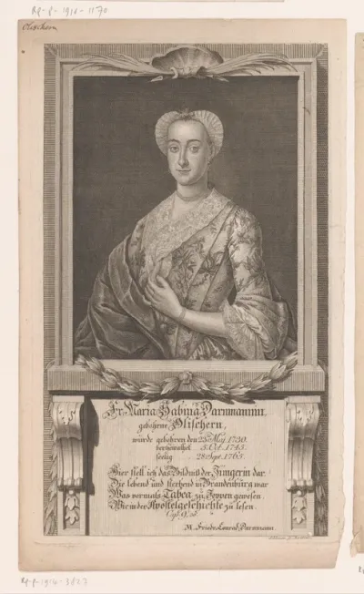 Portret van Maria Sabina Darnmann