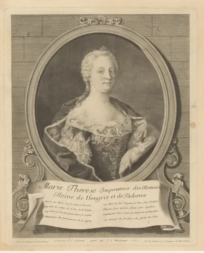Portret van Maria Theresa, Rooms-Duits keizerin