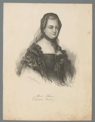 Portret van Maria Theresia