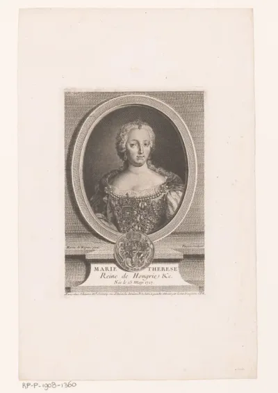 Portret van Maria Theresia