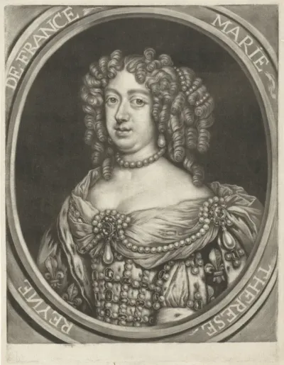 Portret van Maria Theresia, koningin van Frankrijk