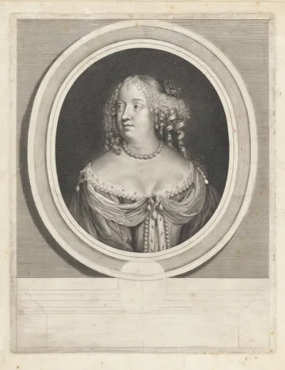 Portret van Maria Theresia, koningin van Frankrijk