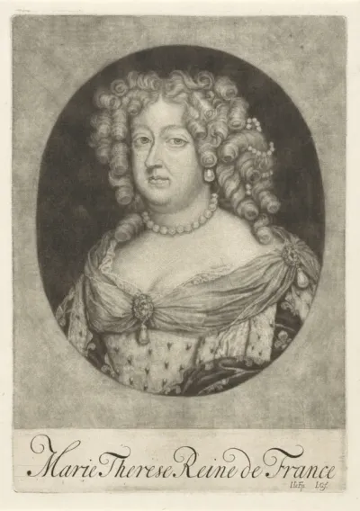 Portret van Maria Theresia, koningin van Frankrijk