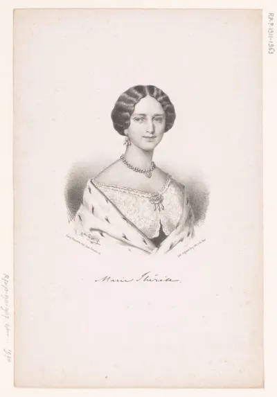 Portret van Maria Theresia, prinses van Modena