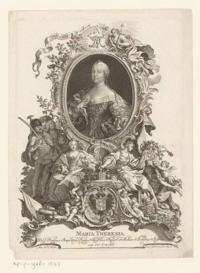 Portret van Maria Theresia, Rooms-Duits keizerin