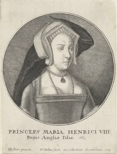 Portret van Maria Tudor, koningin van Engeland