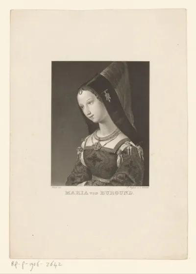 Portret van Maria van Bourgondië