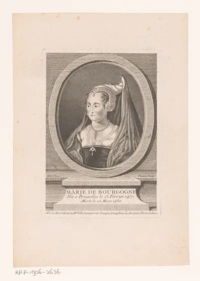 Portret van Maria van Bourgondië