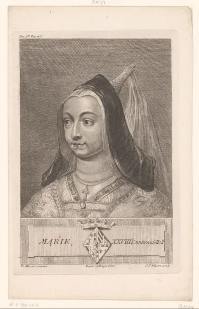 Portret van Maria van Bourgondië