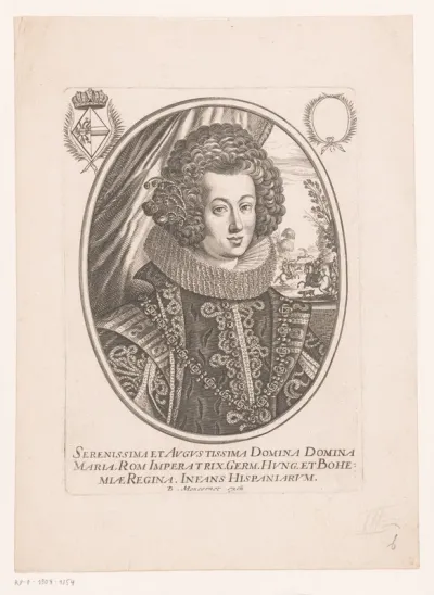 Portret van Maria van Oostenrijk