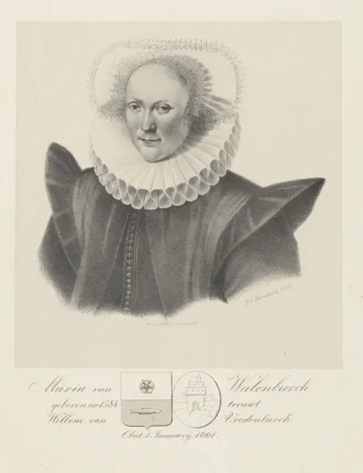Portret van Maria van Walenburch