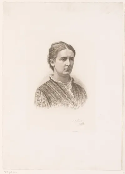 Portret van Maria von Hohenzollern-Sigmaringen