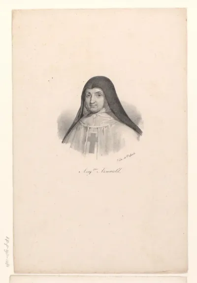 Portret van Marie Angélique Arnauld