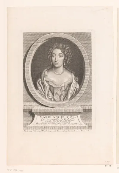 Portret van Marie Angélique de Scorailles