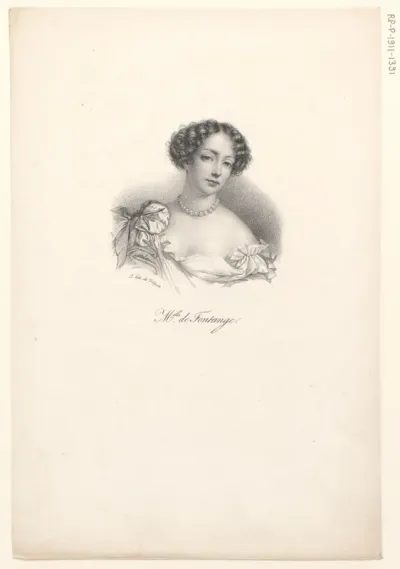 Portret van Marie Angélique de Scorailles
