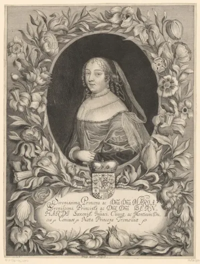 Portret van Marie Anne de la Trémoille