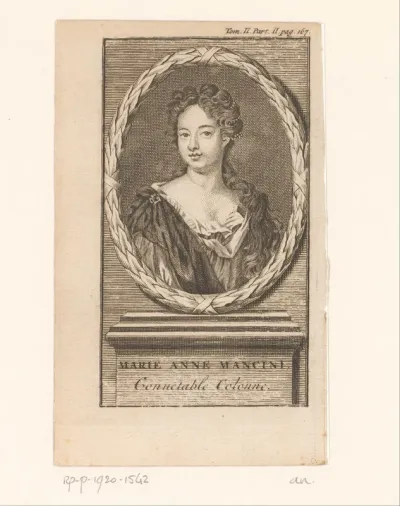 Portret van Marie Anne Mancini