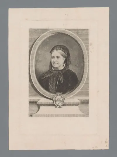 Portret van Marie Antoinette de Milhau