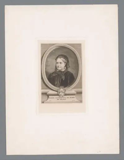 Portret van Marie Antoinette de Milhau