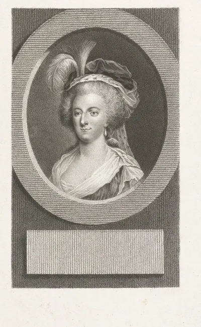 Portret van Marie Antoinette konigin van Frankrijk