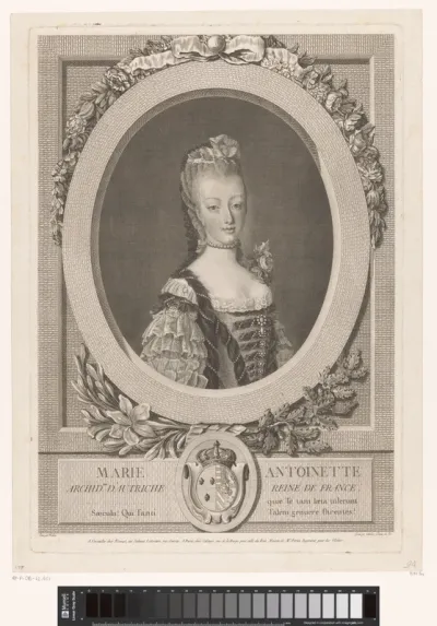 Portret van Marie Antoinette, koningin van Frankrijk