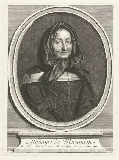 Portret van Marie Bonneau de Rubella