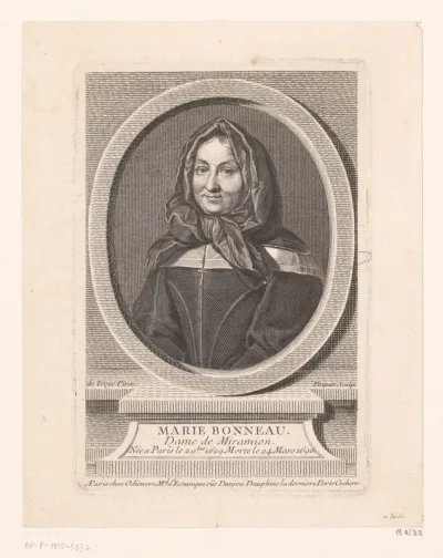 Portret van Marie Bonneau