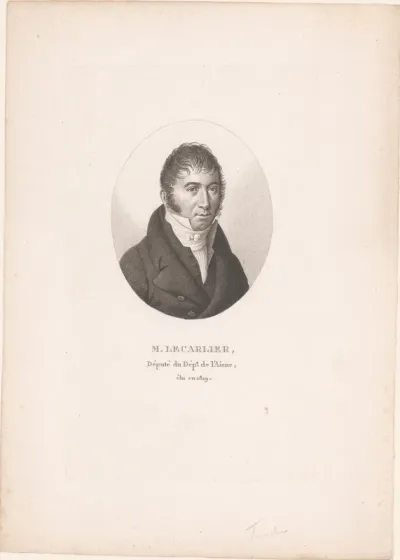 Portret van Marie Charles Henri Philibert Le Carlier d'Ardon