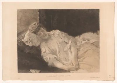 Portret van Marie-Clotilde-Elisabeth Louise de Riquet