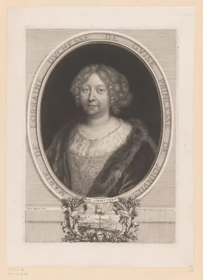 Portret van Marie de Lorraine, hertogin van Guise