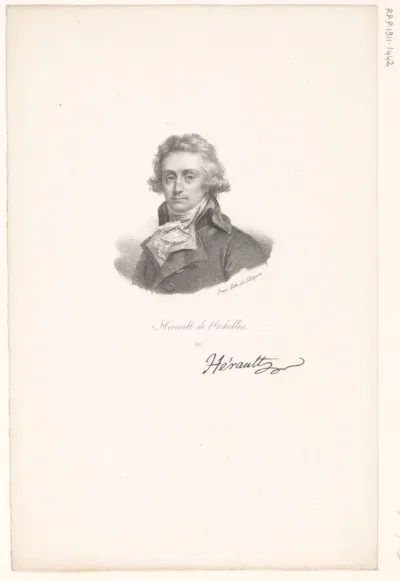 Portret van Marie-Jean Hérault de Séchelles