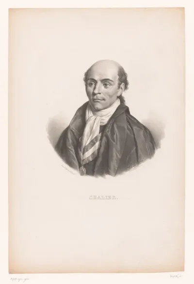 Portret van Marie Joseph Chalier