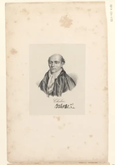 Portret van Marie Joseph Chalier