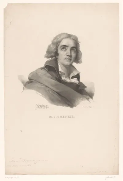 Portret van Marie-Joseph Chénier