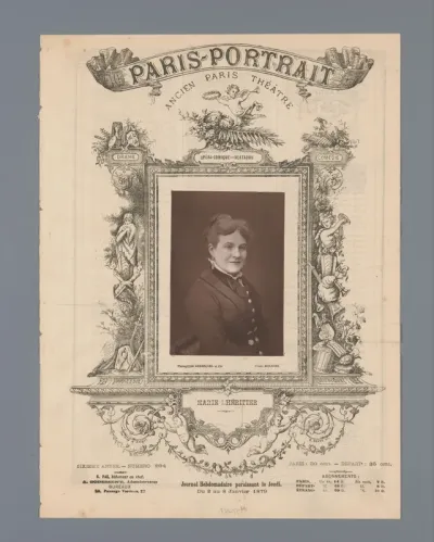 Portret van Marie Lhéritier