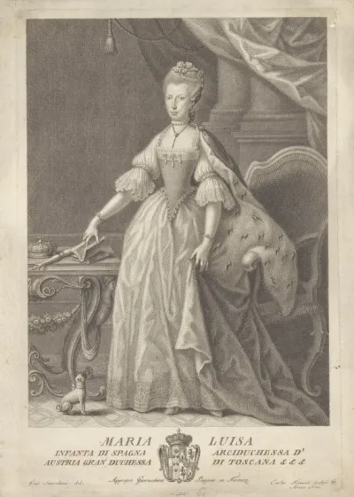 Portret van Marie Louise, prinses van Spanje