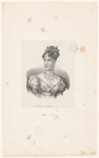 Portret van Marie Louise van Oostenrijk