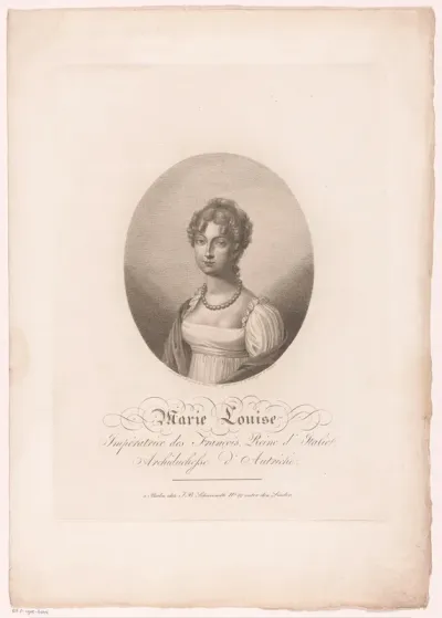 Portret van Marie Louise van Oostenrijk, keizerin der Fransen