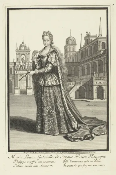 Portret van Marie Louise van Savoye, koningin van Spanje