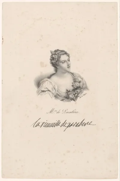 Portret van Marie-Madeleine de Parabère