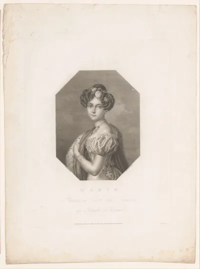 Portret van Marie, prinses van Pruisen