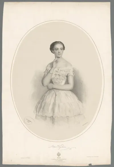 Portret van Marie Taglioni