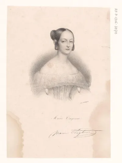 Portret van Marie Taglioni