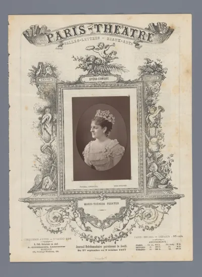 Portret van Marie-Thérèse Fechter