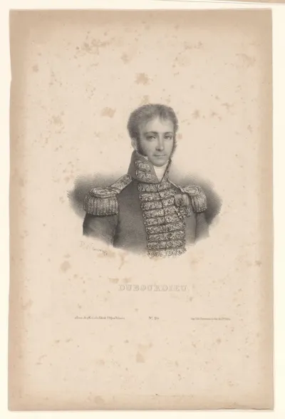 Portret van marine-officier Bernard Dubourdieu