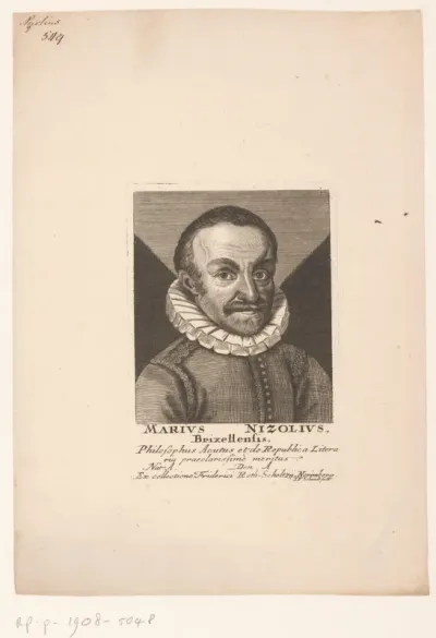 Portret van Mario Nizolio