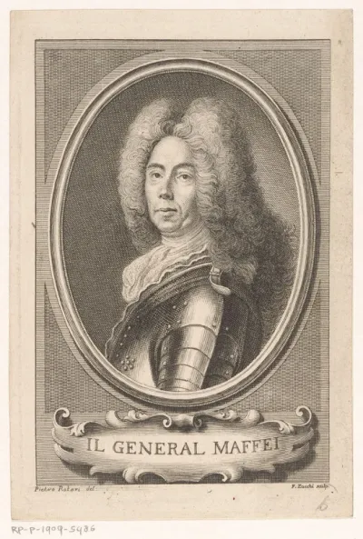 Portret van markies Alessandro Maffei