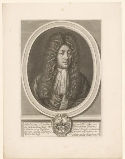 Portret van Markus Christoph von Mayer