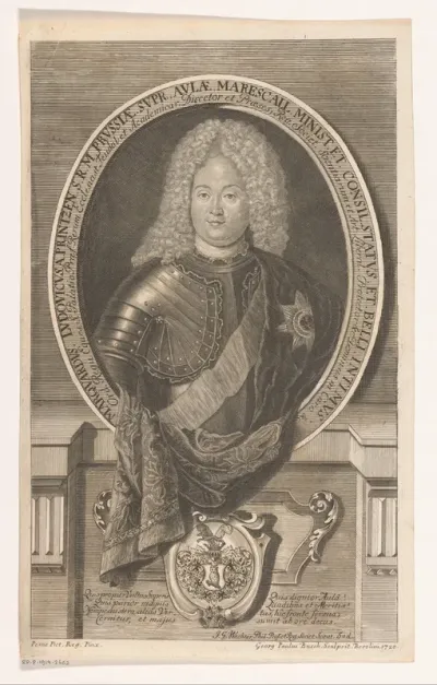 Portret van Marquard Ludwig von Printzen