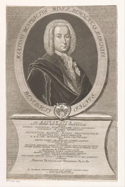 Portret van Martin Benedict Rost